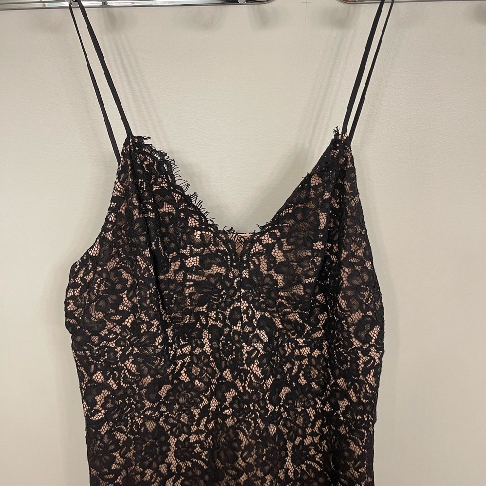 Black lace dress